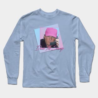 Drain The Swamp - Donald Trump Vapowave Long Sleeve T-Shirt